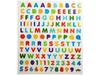 120 Autocollants - Alphabet &amp; Chiffres - Multicolores