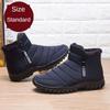 Fashion Winter Men Ankle Snow Boots Waterproof Non Slip Shoes for Men Casual Keep Warm Plush Plus Size Couple Footwear Chaussure Homme