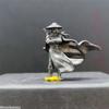1:64 Медная фигурка китайского кунг-фу мечника, украшение для стола, миниатюры для феиного сада для украшения растений, макет песочного стола, подарок