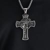 WENDYFO Новое поступление крест ожерелья для мужчин повседневный мужской религиозный амулет ювелирные изделия кулон
