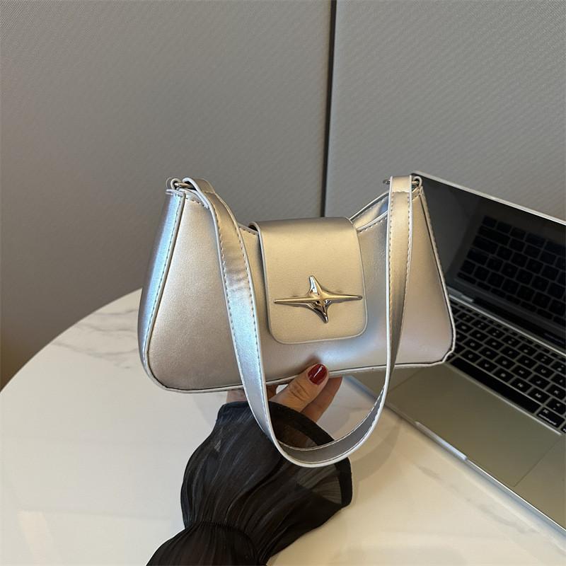 Trendy Black Pu Crossbody Bag For Women Fashionable Everyday Use Simple Design