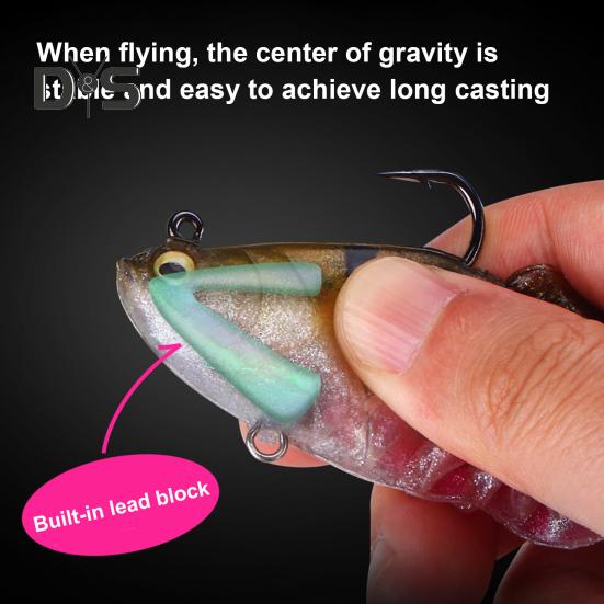 9,5 см/20 г многосоставная рыболовная приманка с острым крючком, многосекционная, из ПВХ, реалистичная бионическая искусственная приманка для ловли в пресной и соленой воде