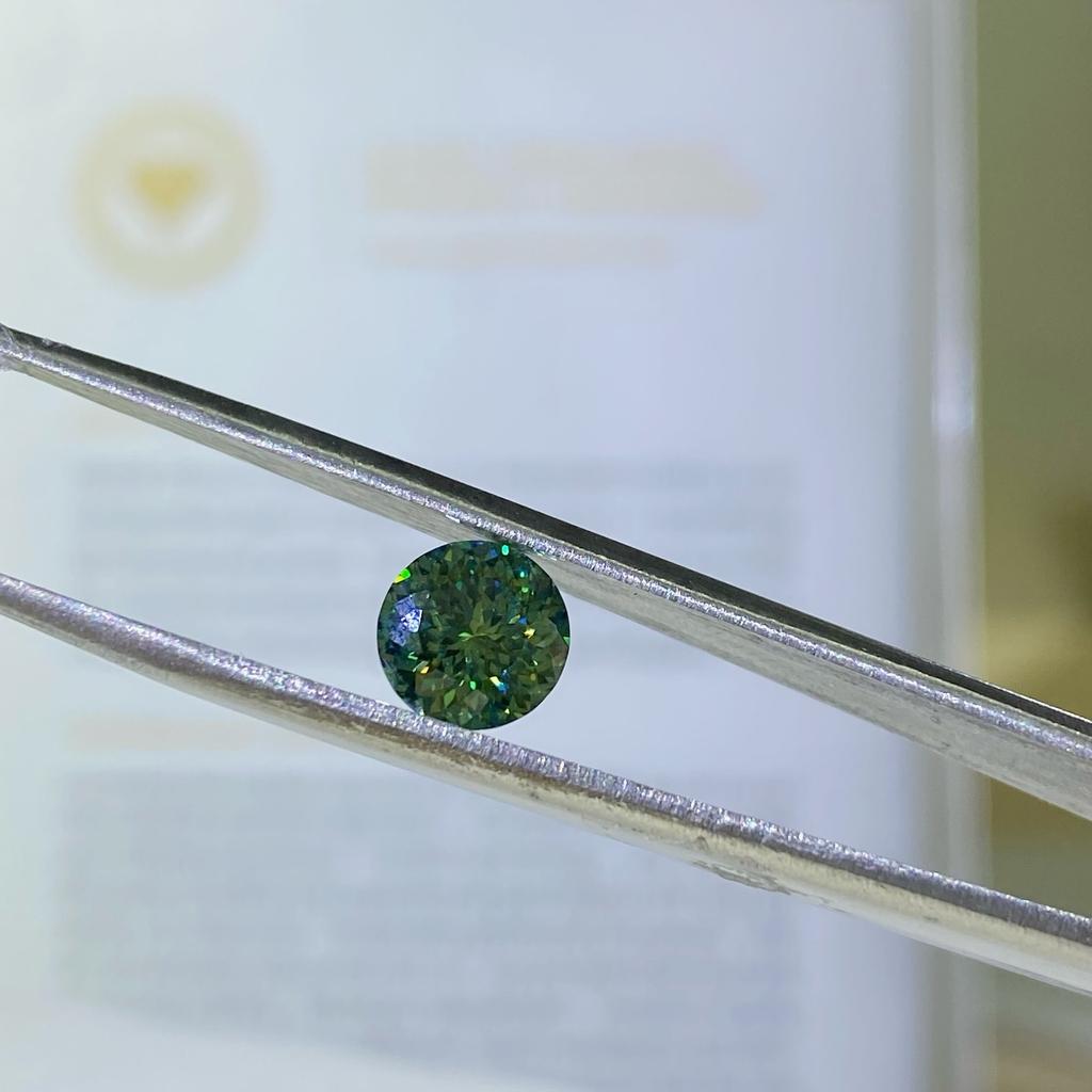 Cellacity Круглые бусины из муассанита огранки 100, 1,0-8,0 карат, цвет D, высококачественные бусины, прошедшие проверку на алмазы с GRA