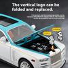 Масштаб 1/22 Rolls Phantom Модель автомобиля из сплава Diecasts Металлические транспортные средства Собирайте имитационные украшения Звуковые и световые подарки для детей