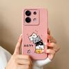 Чехол для телефона Xiaomi Redmi Note 13 Pro, мишка, жидкий силикон, полная защита, противоударная крышка для Redmi Note13 13Pro 4G 5G Capa