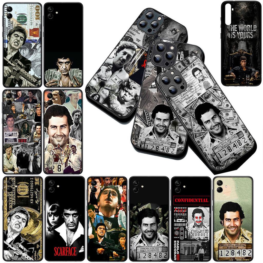 Чехол для телефона Narcos Scarface Pablo Escobar для Samsung Galaxy A07 A06 A05 A17 A16 A15 A25 A26 A27 A35 A36 A53 A54 A55 A57 Case