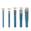 Drilling Tool Hexagonal Shank Drill 5/6/8/10/12mm Brazed Dry Drill Bit For Marble Brick Ceramic Granite Glas Hole Opener Opening Hole