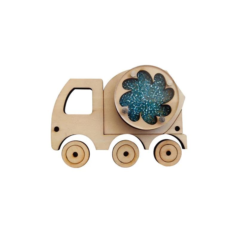 2024 Сделай сам Монтессори Бизиборд Аксессуары Деревянное Граффити Цифра Ранний Мяч Пайетки Вертолет Развивающая Игрушка Для Детей Подарок