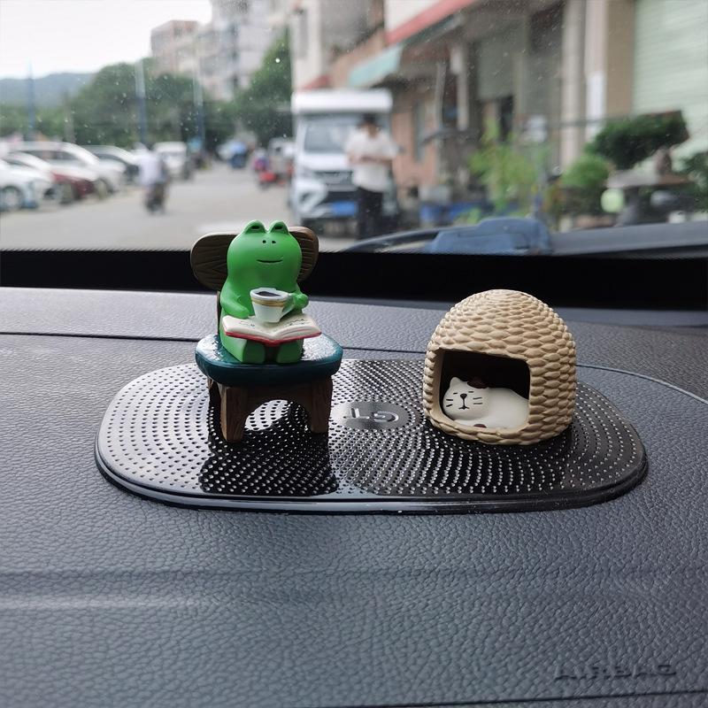 Исцеляющие автомобильные украшения в виде лягушек Закка: Милое украшение интерьера для дома, офиса или автомобиля