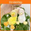 Plush Short Unique Duck Toy Keychain Adorable Cartoon Animal Doll Gift For All Ages