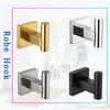 Настенный крючок из нержавеющей стали 304, черный матовый золотой квадратный, креативный, для ванной, кухни, вешалка для полотенец, пальто, одежды, держатель для ключей