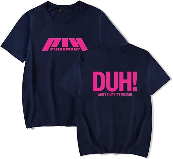 P1Harmony T Shirt Casual Cotton Tee KPop Fashion Letter Print TShirt Unisex Women Trend High Quality Short Sleeve Tshirt Tops