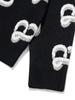 20TH HOLE Viscose Logo Lettering Knit Women [Black]