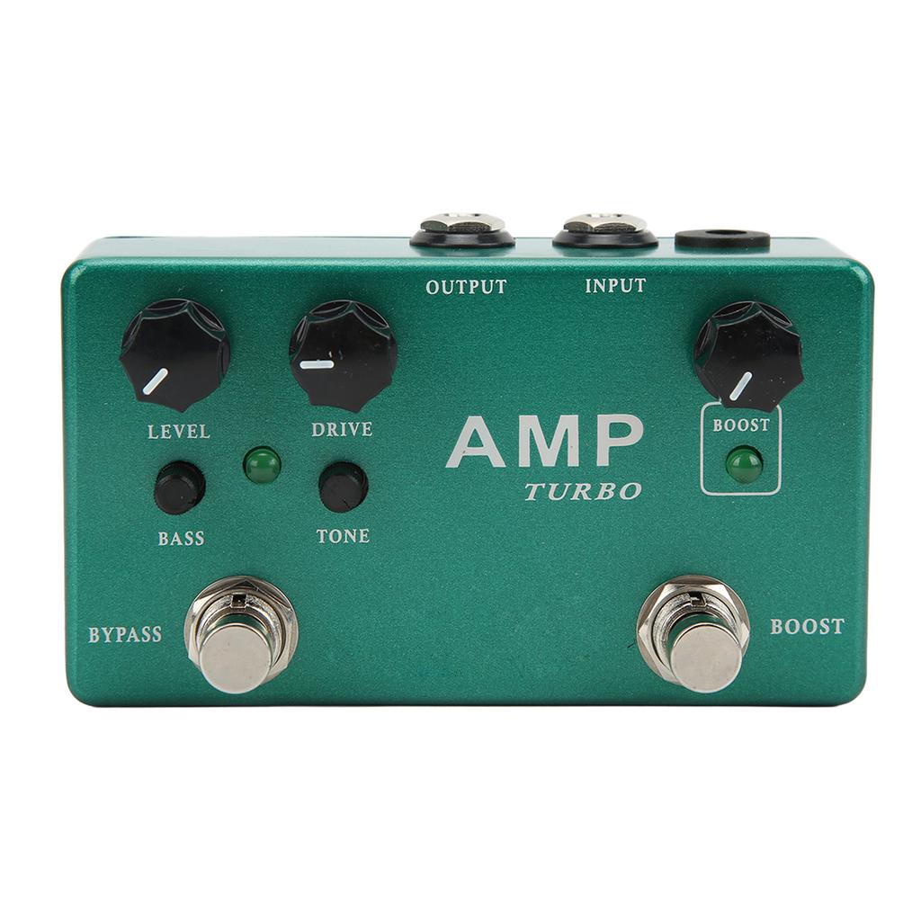 Overdrive Boost Effect Pedal Metal Multifunctional 2 In 1 Guitar Pedals with True Bypass