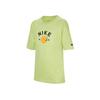 Dri-FIT Letter Print Crew Neck Short Sleeve T-Shirt Kids Tops Green FJ7236-783