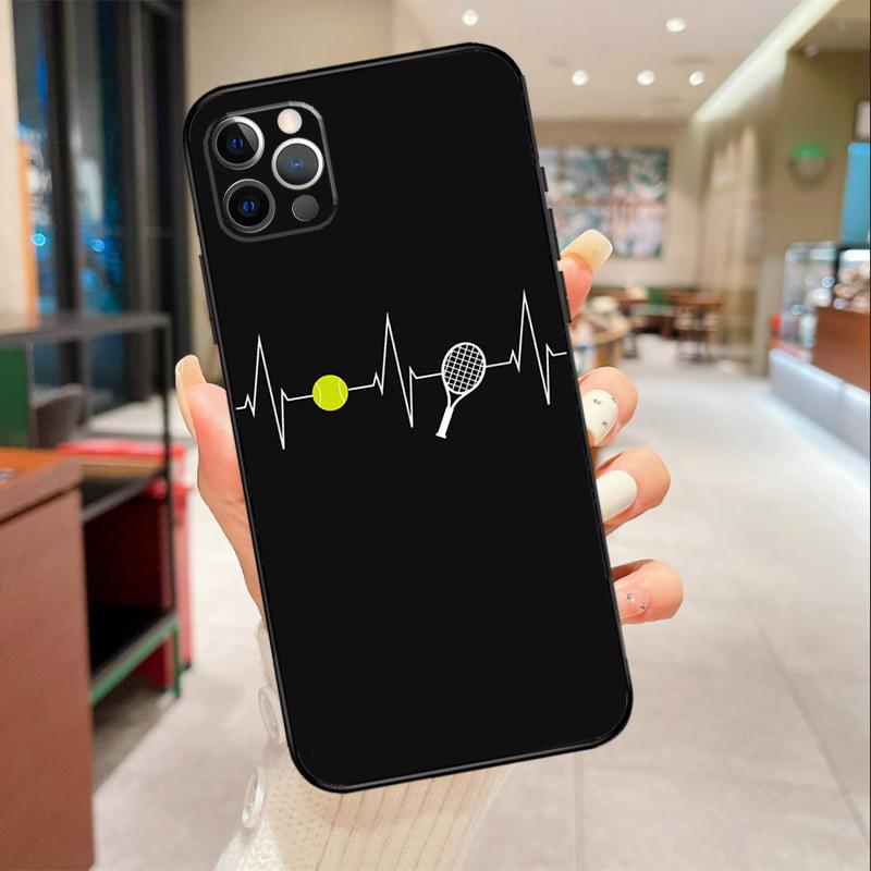 Чехол для телефона с рисунком теннисных мячей для iPhone 17 16 15 14 13 11 12 Pro Max mini 16 Plus 16e 17 Air Защитная крышка