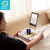 Ранний держатель-подушка для планшета Kindle с вращающимся на 360° зажимом для iPad/телефона, с подставкой для закусок, подставка для ноутбука для кровати, дивана, кресла