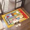 Custom Name Personalized Garfield Print Carpet, Versatile Home Decor Rug, for Playroom, Apartment, Balcony, Entryway, Hallway Gift