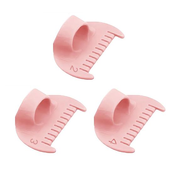 3 шт. Шаблон для шитья большого пальца, направляющая для ручного шитья, линейка для оверлока