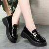 Small Leather Shoes For British Style New Spring Autumn Single Shoes With Skirt Loafers Versatile Thick Sole Women's Shoes