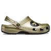 Crocs EVA Модные Универсальные Легкие Дышащие Сабо Унисекс Золотой 210803-797