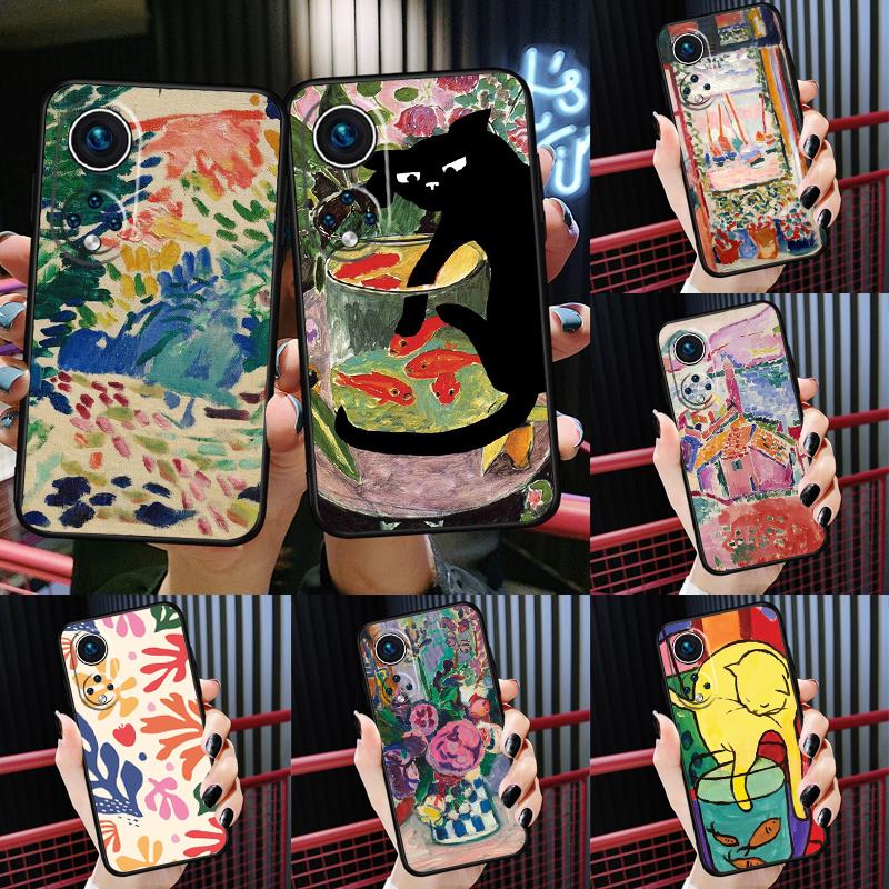 Кейс для рисования в стиле Анри Матисса для Honor Magic 7 Pro 6 5 50 70 90 200 Lite X9b X9a X8a X8b X7a X6a X8 X9 X9c Чехол