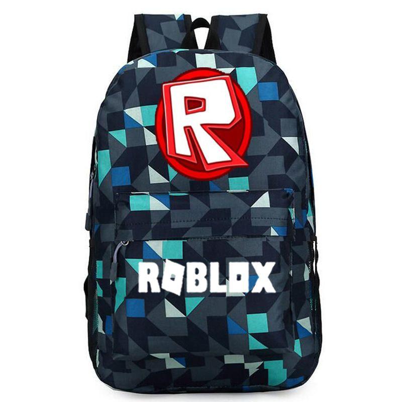 Стильный рюкзак Roblox для детей с ярким мультяшным рисунком и большим объемом
