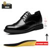 Fashion Hidden Heel 8/6CM Cow Leather Men Shoes Office Work Elevator Shoes Brand Man Business Oxfords Footwear Suit Shoes Lift Sneakers