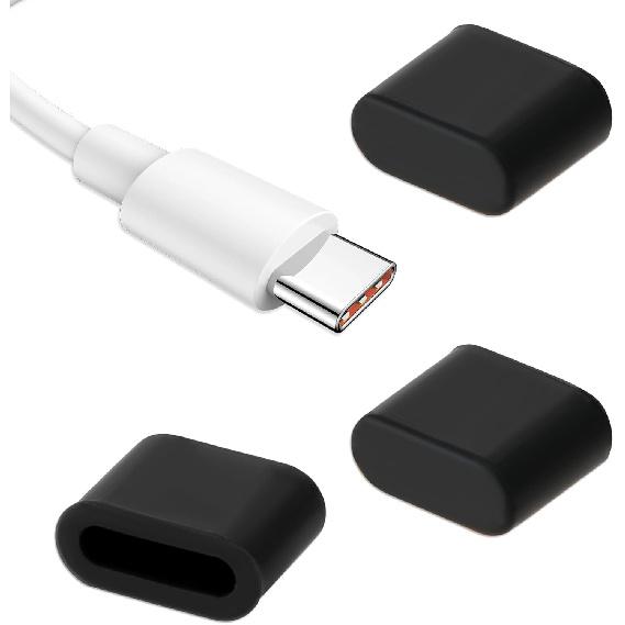 20 шт. Заглушки для портов USB C, Противопылевые заглушки, Силиконовые защитные колпачки для мужских портов Type C, Защитные колпачки для портов зарядки Type C для любых мужских портов зарядки Type C