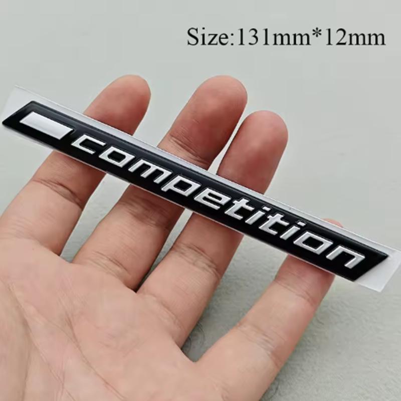 ABS Car Sticker Competition Logo Bar Underlined Badge Emblem Decals For BMW M3 M4 M5 X5M X6M Thunder Edition Auto Accessories yi2