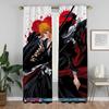 Шторы BleachS для гостиной Шторы для комнаты 2 панели Украшения на Хэллоуин Оттенки Разделение Домашний интерьер Шторы Кухня