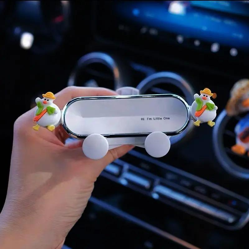 KJOY Автомобильный держатель для мобильного телефона с рисунком, автомобильный воздуховод, автомобильный держатель для салона автомобиля, навигация, фиксированная пряжка, многофункциональный продукт