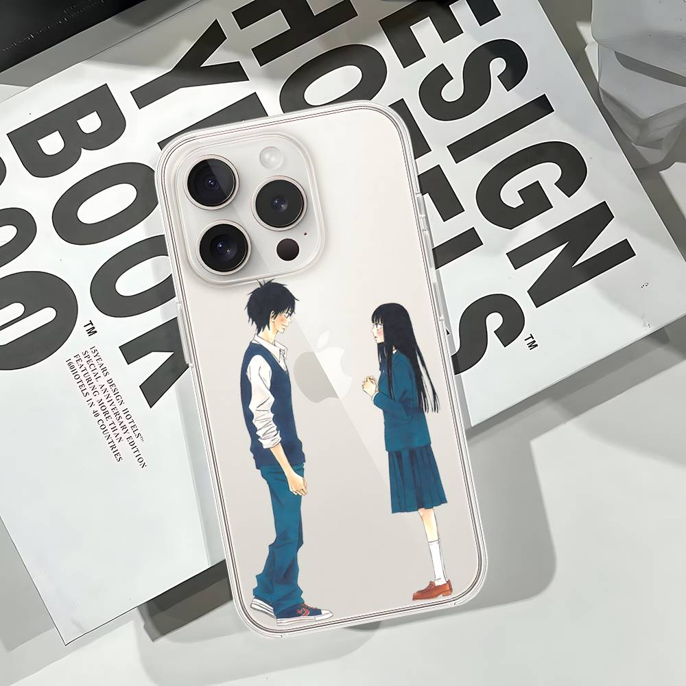 Милый K-Kimi Ni Todoke Чехол для телефона Мягкий прозрачный чехол для iPhone 17 16 15 14 13 12 11 Pro Max Mini Plus Чехол-обложка