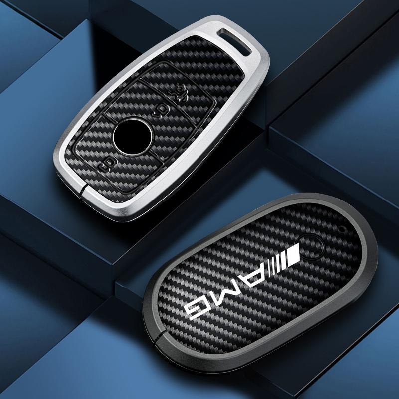 AABCV1 Car Key Case Cover Accessories For Mercedes Benz A C E S G Class GLC CLE CLA GLB GLS W177 W205 X167 AMG W223 W206 C260 C300 S400
