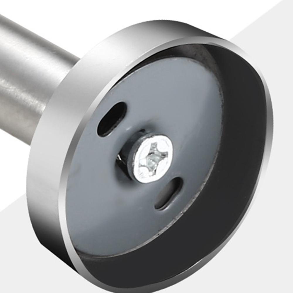 3 Pieces Stainless Steel+Rubber Door Stop Anti-Collision Door Stop Wall Mounted