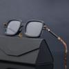 Thick Frame Sunglasses Men'S Square Sunglasses Men'S Retro Anti-Blue Sunglasses Men'S