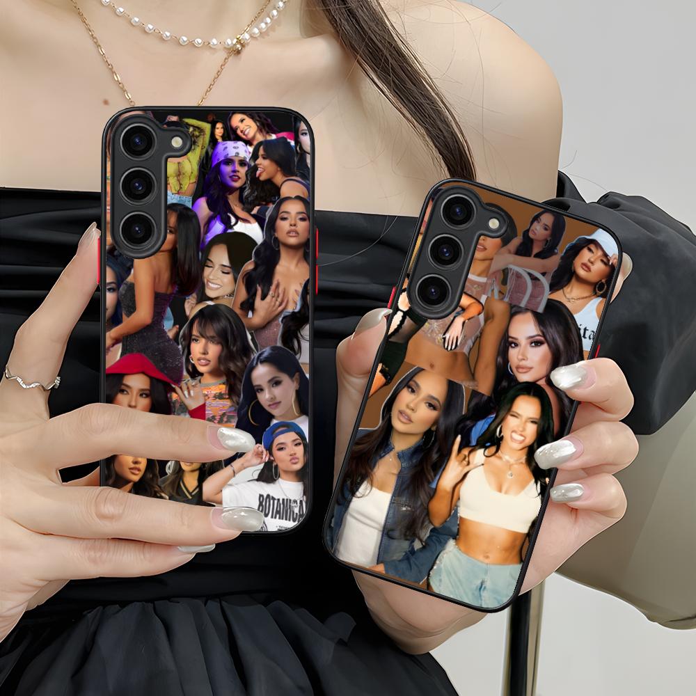 Модный силиконовый чехол для мобильного телефона Becky G для Samsung Galaxy S26 S25 S24 S23 S22 S21 Plus FE Ultra Разноцветный чехол