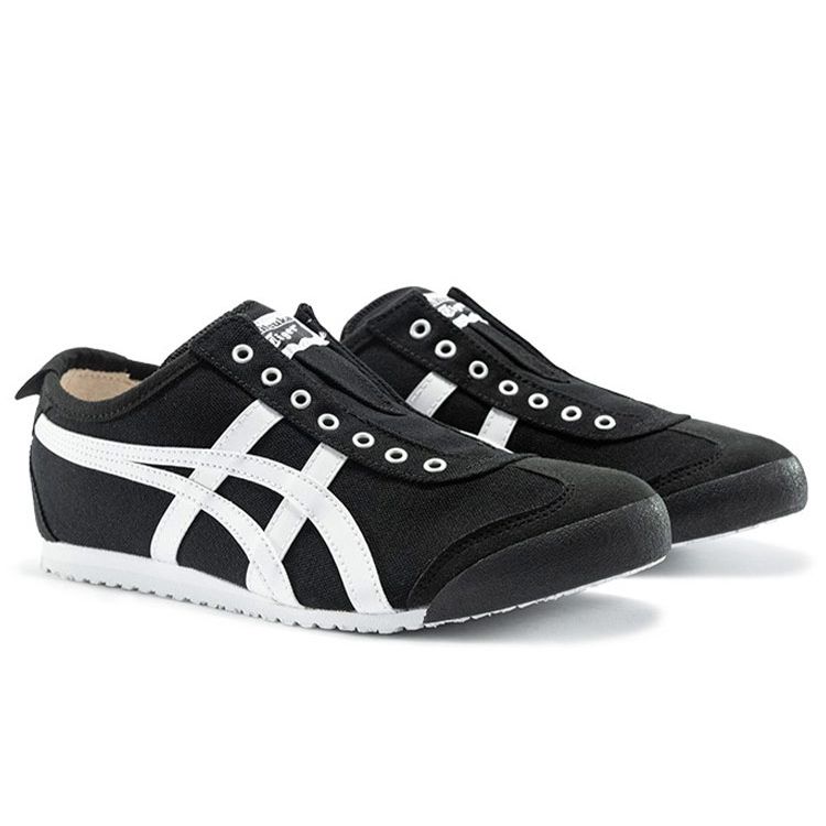 ONITSUKA TIGER Mexico 66 Slip-On Black White Unisex Sneakers 1183A746-001