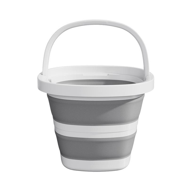 Portable Foldable Foot Bath Bucket with Sole Massage - Silicone Foot Therapy Basin for Travel and Home Use
