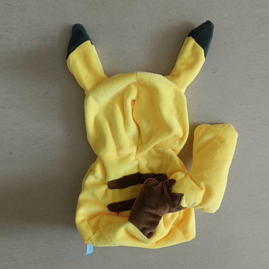 10pcs/lot 30cm Cute Pikachu Unstuffed Doll Cartoon Empty Plush Toys Case Cover (Skin Only No Filling)