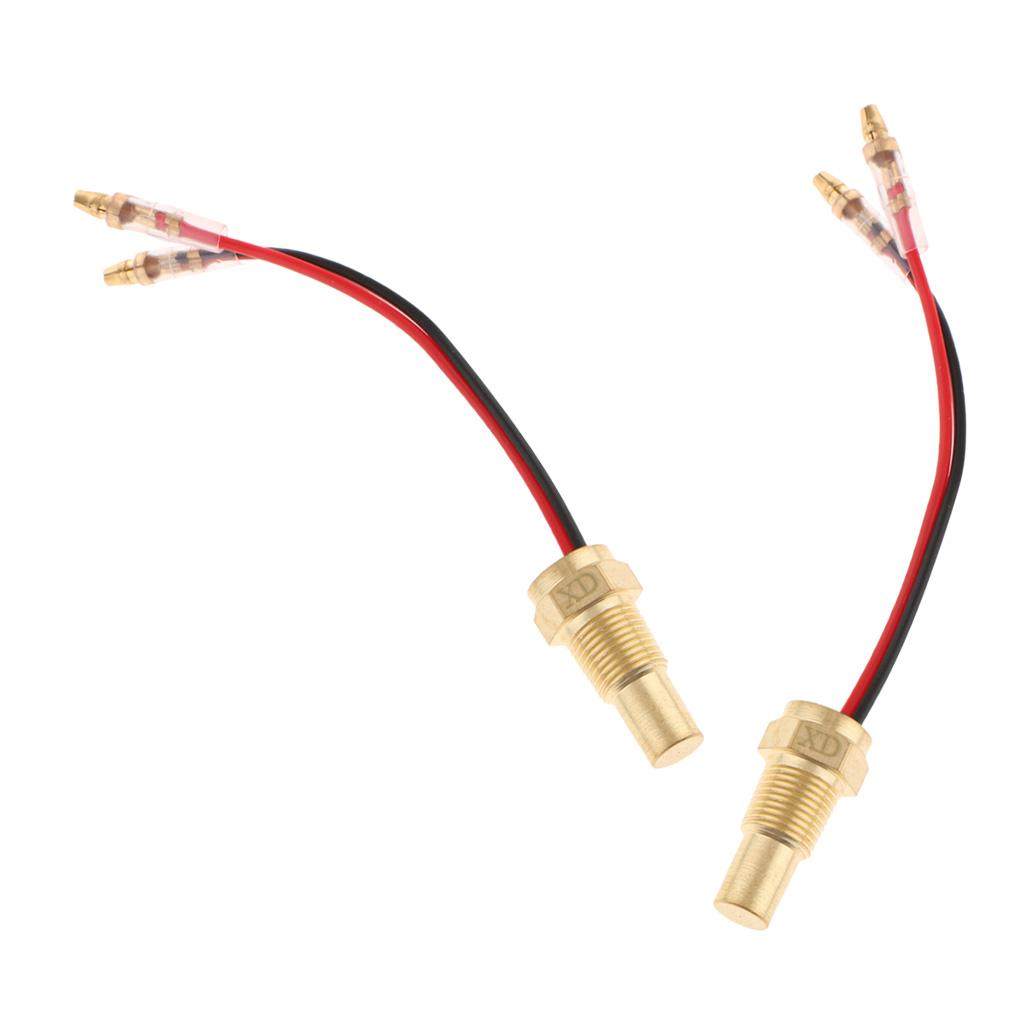 Digital Water Temp Gauge Sensor 12V 24V Voltmeter Automotive Meter for Car Engine Temperature Monitoring Universal Fit