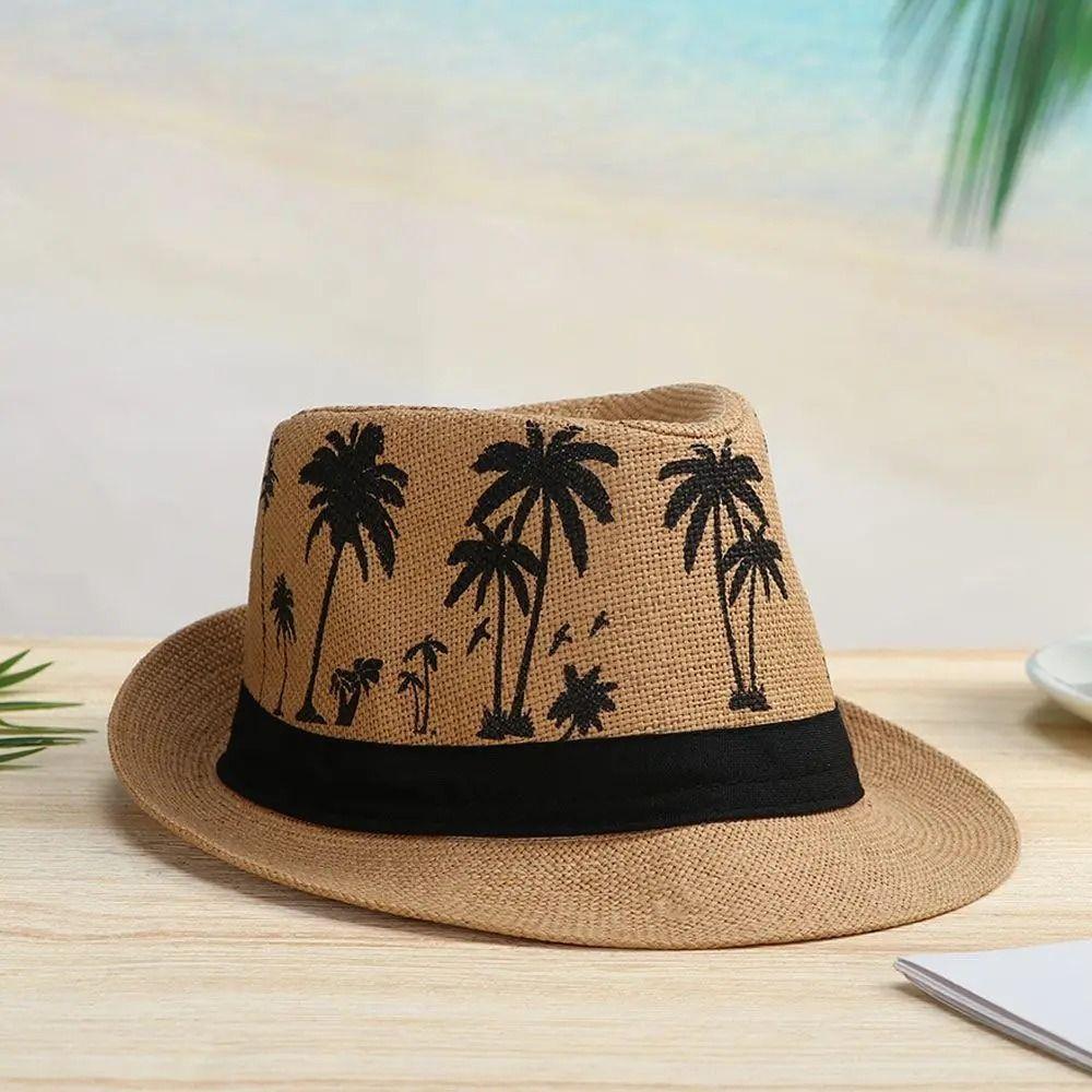 Sun Protection Jazz Hat Breathable Sunbonnet Fashion Top Hats Fedora Cap Summer