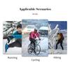 Winter Touchscreen Warm Gloves Windproof Waterproof Gloves for Running Driving Cycling Working Anti-Slip Zipper Type Gloves, Grey M