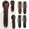45/55/65cm Straight Hair Hairpiece Long Ponytail Wig Cosplay
