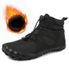 Unisex Waterproof Non-Slip Winter Hiking Boots with Plush Lining