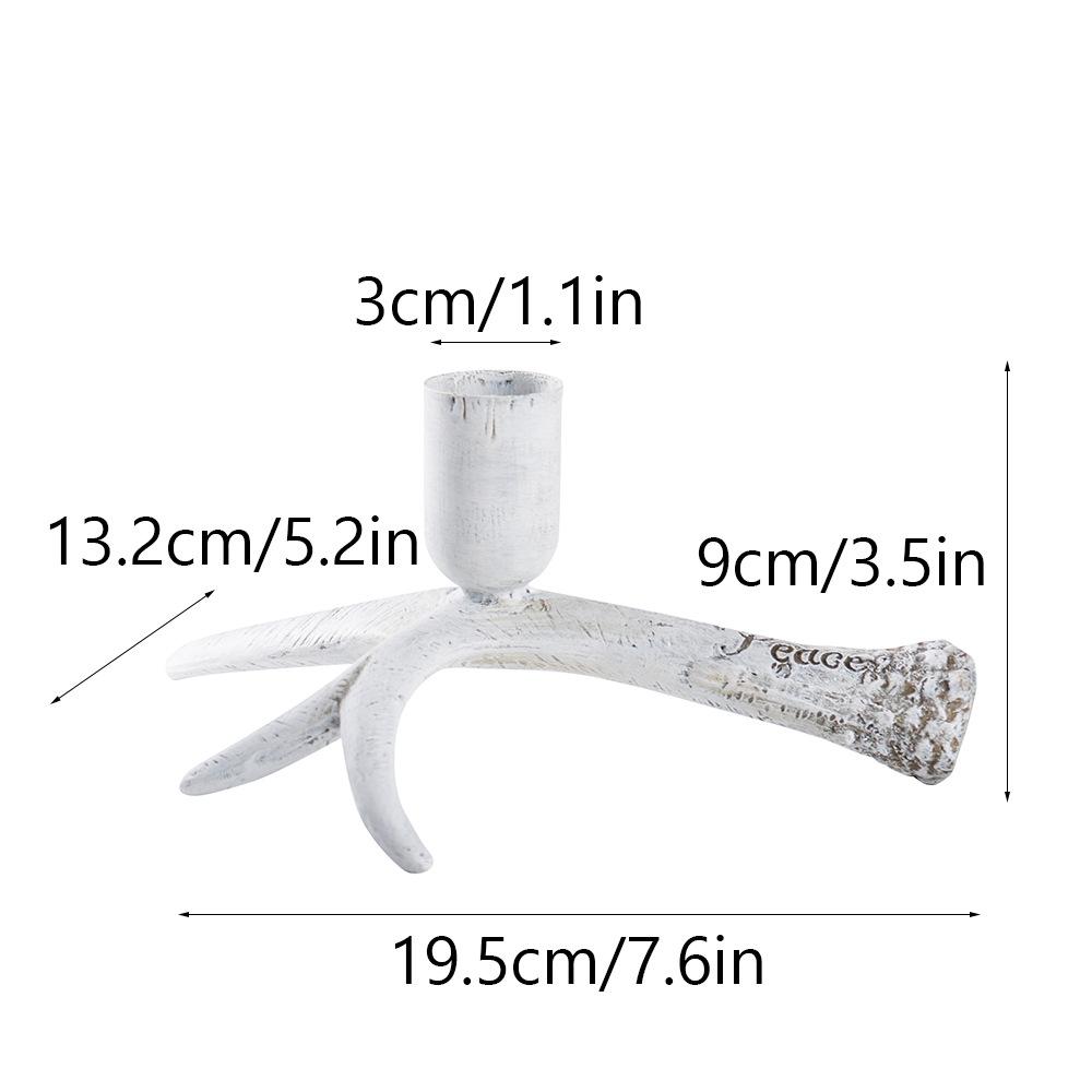Новый продукт Ретро-рога подсвечника Украшения Домашние животные Домашний настольный подсвечник Декоративные изделия из смолы