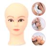 Профессиональная женская голова манекена для практики макияжа Лысая голова манекена с хорошим эффектом отображения для обучения макияжу Наращивание ресниц
