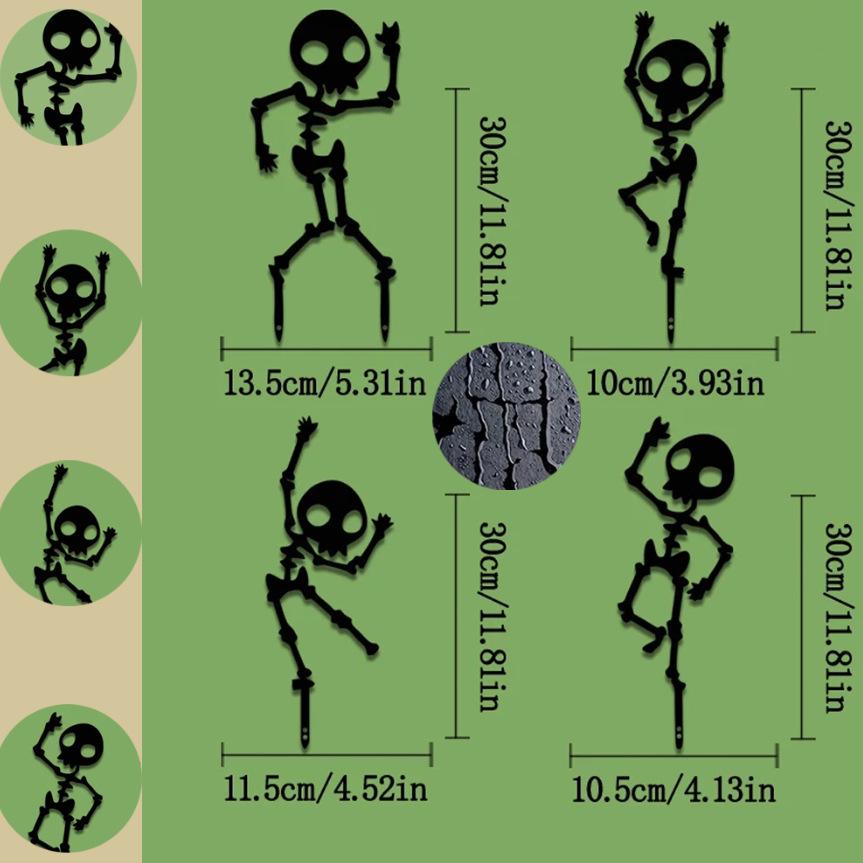 Знак-вставка в землю Металлический Крест для Садовой Декорации