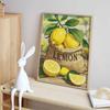 Diamond painting kit lemon basket full diamond round mosaic handmade home decoration gift