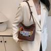 Square Bag Dachshund Puppy Underarm Bag Towel Embroidery Shoulder Bag Sweet   Women
